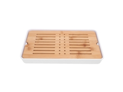 Bandeja Para Servir Chá Com Armazenamento De Água E Drenagem Bandeja De Chá Kung Fu Chinês 33x19x4cm