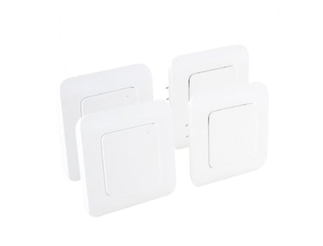 Conjunto de 2 kits de interruptores de parede sem fio Dio Connected Home Dio 1.0 Branco