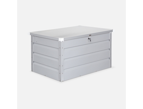 Arca de Jardim em Metal 285L Alumínio Cinzento SWEEEK