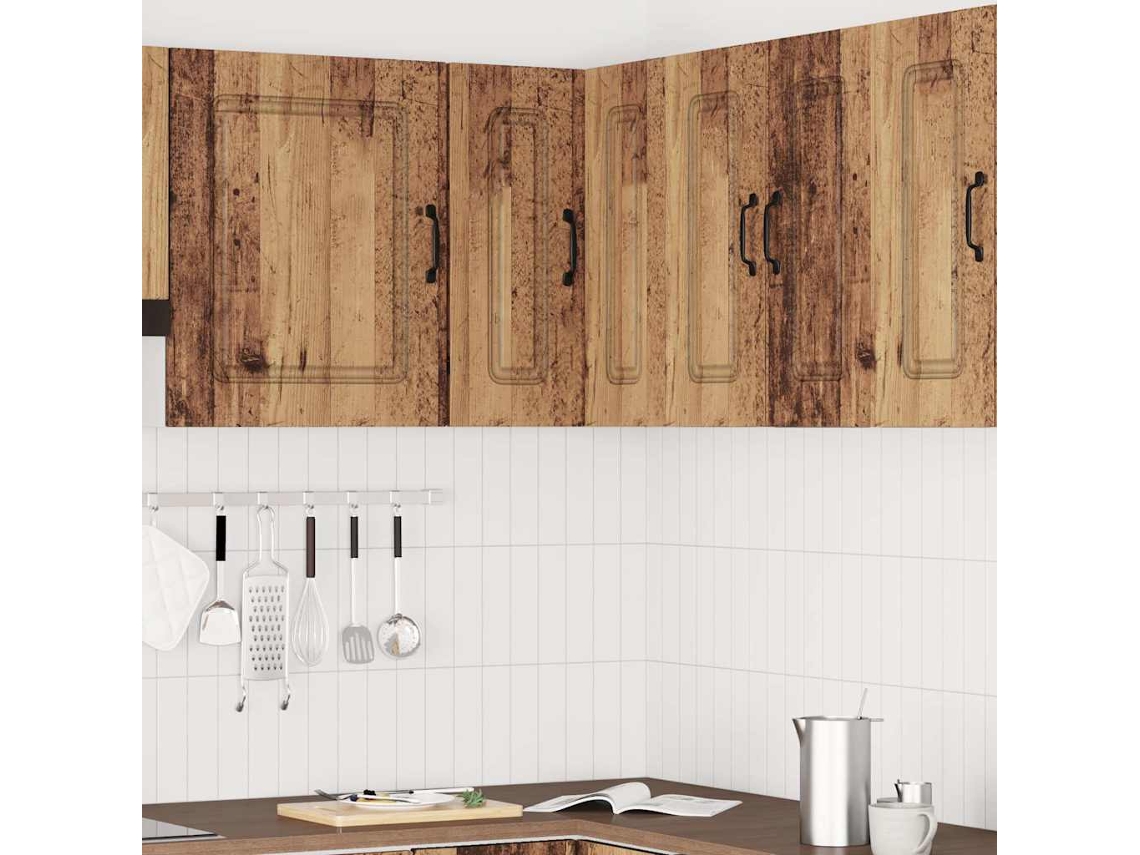 Vidaxl Cozinha Armário De Canto De Parede Kalmar Derivados De Madeira