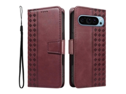 Capa Com Suporte E Grades Impressas Para Google Pixel 9 Pro Xl/google Pixel 10 Pro Xl