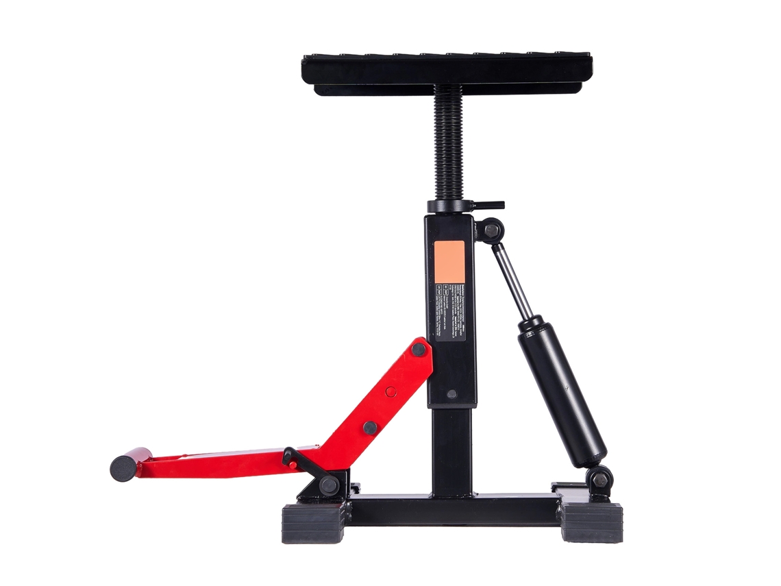 Suporte de Elevação para Motocross, com Macaco Hidráulico e Capacidade 547 Kg, Altura Ajustável 25 a 47 Cm Reparo, Manutenção Acessórios 300 X 315