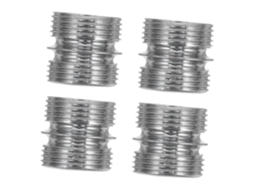 Conector De Ranhura Dupla Hohopeti, Para Materiais Frios, Pacote Com 4 Peças, Design De Rosca Dupla, Fácil Instalação Em