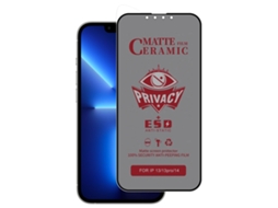 Película Ecrã Iphone 16 Pro Max Privacidade Vidro Temperado Antirrisco