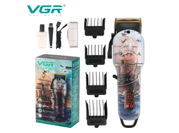 Nova Máquina de Cortar Cabelo Elétrica Captain Graffiti com Visor Digital e Bateria Recarregável. MDUG