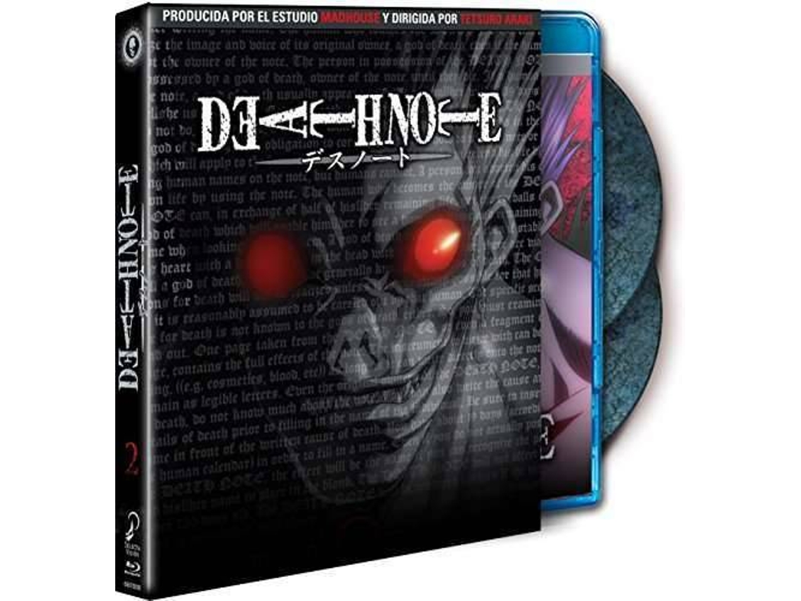 Blu-Ray Death Note Box 2 Ep.20 A 37 (Edição em Espanhol)