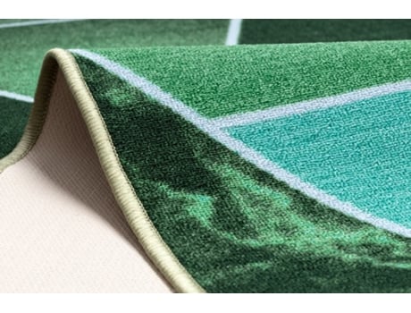 Passadeira Antiderrapante DYWANY LUSZCZOW (80 x 510 cm - Polipropileno - Verde)