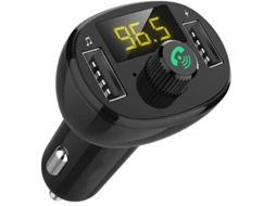 Carregador Carro Yizhood Bt23 3.4a Qc3.0 Voltímetro Branco