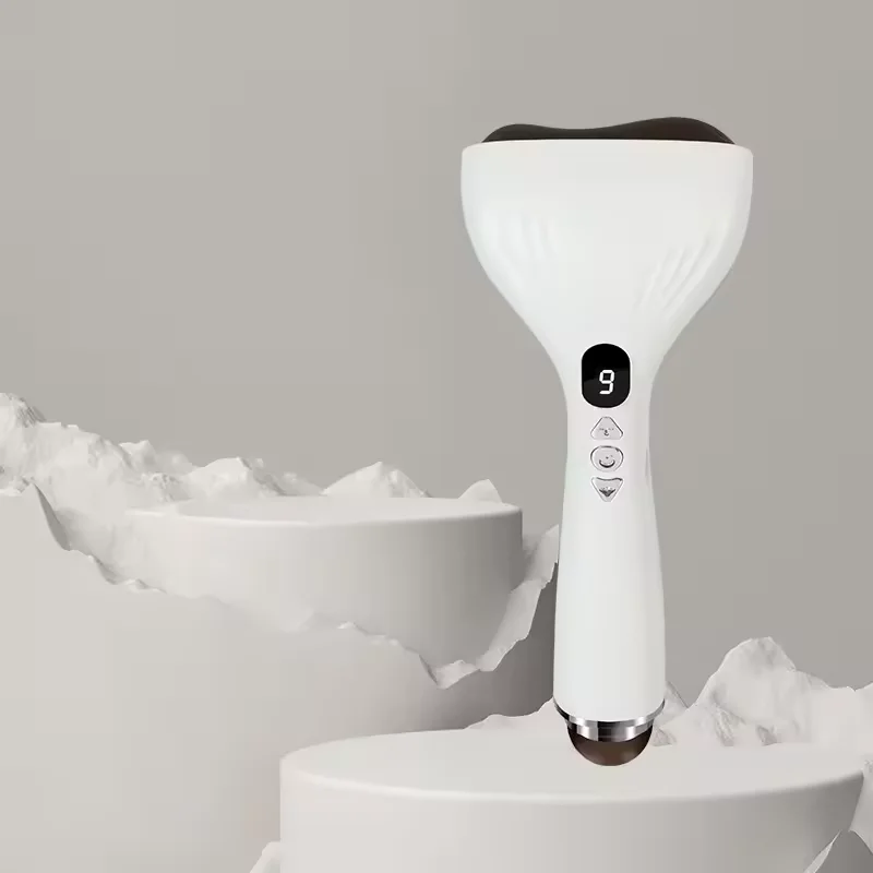 (branco) Aparelho Elétrico Gua Sha Para Beleza, Massagem Corporal E Relaxamento