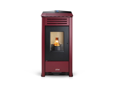 Estufa De Pellets Modulante En Acero De 10,41 Kw Omega Plus Ferroli