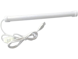 Luminária de mesa USB Alasum branca com proteção para os olhos, 12 LEDs, fácil de instalar com fita adesiva dupla face.