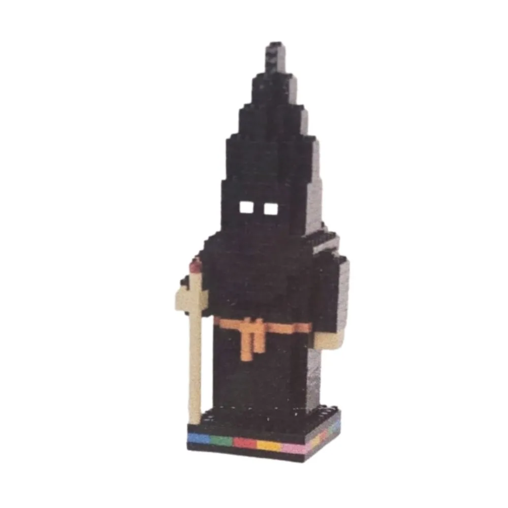 Pixo Nazareno com Capa Preta 342 Peças Blocos de Montar Nzsc22 P25pixoworld