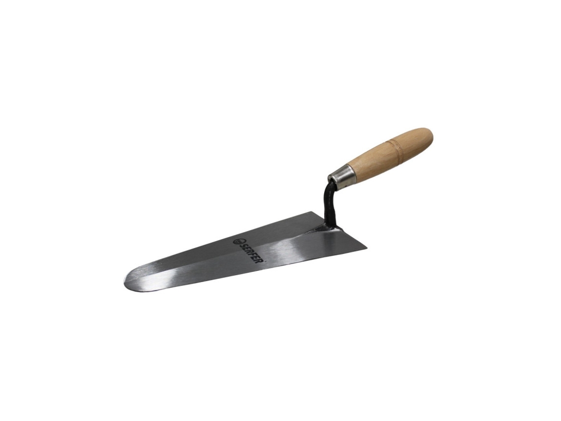 Colher De Pedreiro C/ Cabo Madeira Serfer 230mm
