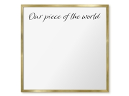 Magnetic Board For Wall Our Piece Of The World For The Bedroom Espelharte (50x50 Cm)