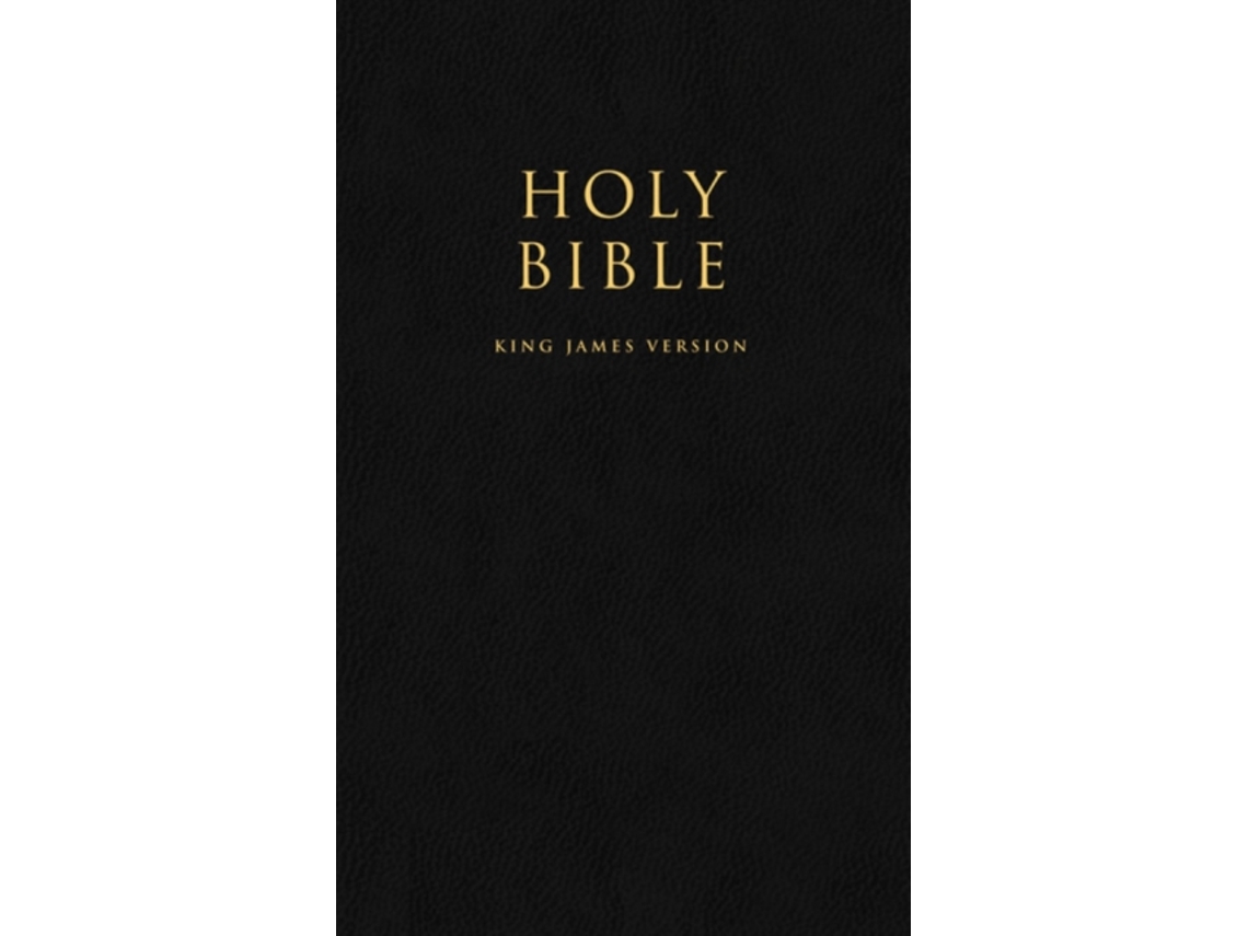Livro holy bible: king james version (kjv) popular gift & award black