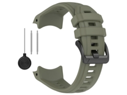 Bracelete Em Silicone Para Garmin Instinct 3 45mm Verde Militar Hexinyigjly