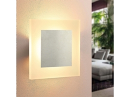 Candeeiro de Parede Led Moderno em Metal Preto Luz Quente 3000k 7w Adequado para Sala de Estar e Quarto ZMH