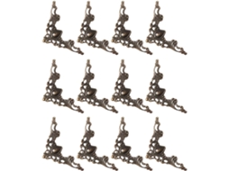Holibanna Protections D'angle En Fer 20 Pieces For Coververture De Cahier Et Coin Protecteur Segurança Para