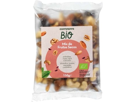 Mix Amêndoas, Noz, Caju E Arandos Biológico CONTINENTE BIO 150 gr