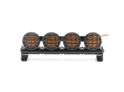 Luz Led Vermelha e Azul Austar com Estrutura em Liga de Alumínio para Peças de Automóveis Rc Cc01/d90/scx10/4wd MDUG