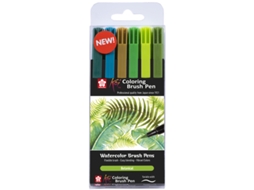 Caneta Pincel SAKURA Caneta Pincel para Colorir Koi Botânica