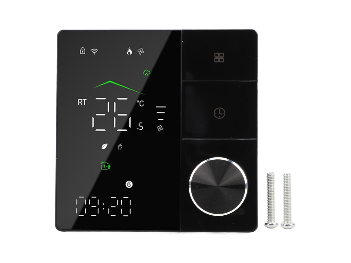 Termostato Wi-Fi programável com tela touch S/MARCA