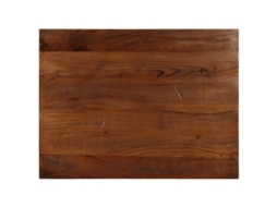 Vidaxl Tampo De Mesa Retangular 90x70x2,5 Cm Madeira Recuperada Maciça
