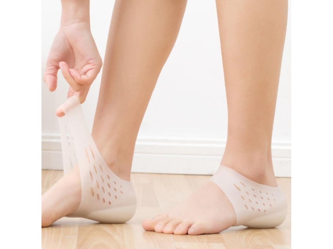 Fasst plantillas de Entalla Oculta de 5cm para Aumento de Altura Invisible, Material Silicona CUIDADOS