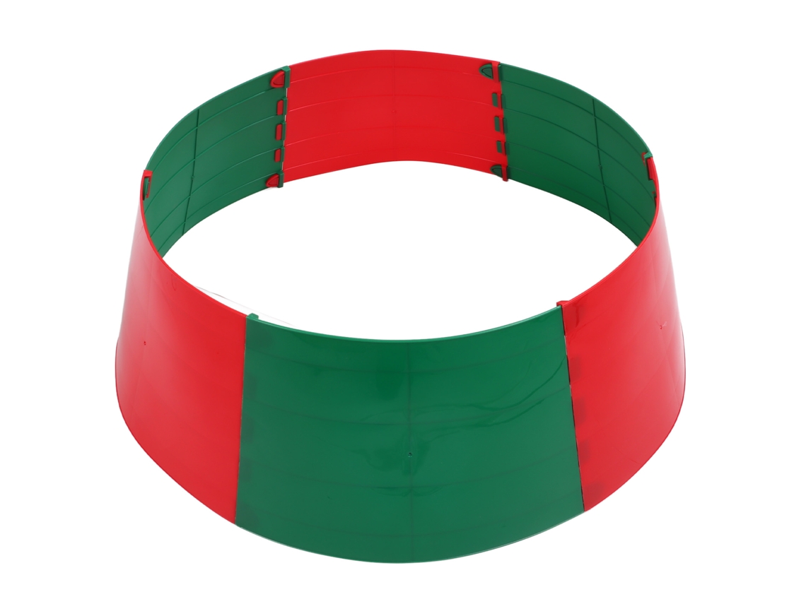Mali colar Anel para Árvore de Natal Diy Redondo Decorativo Festivo Casa Natal Plástico