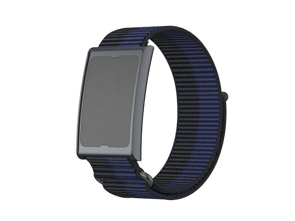 Pulseira De Relógio Com Fecho De Velcro Em Nylon, Duas Seções E Anel De Metal Para Amazfit Helio.