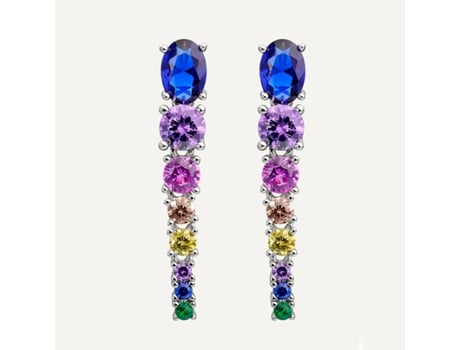 Brincos Shangó da Earcandy Jewelry em prata e metal sem níquel.
