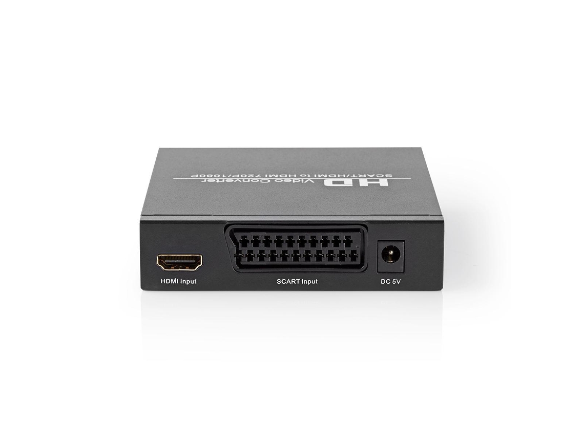 Conversor Hdmi NEDIS Scart Saída Hdmi Fêmea / 1X Saída de Áudio Digital / 1X Saída de Áudio de 3,5 Mm 1 Via 1080P 1 65 Gbps