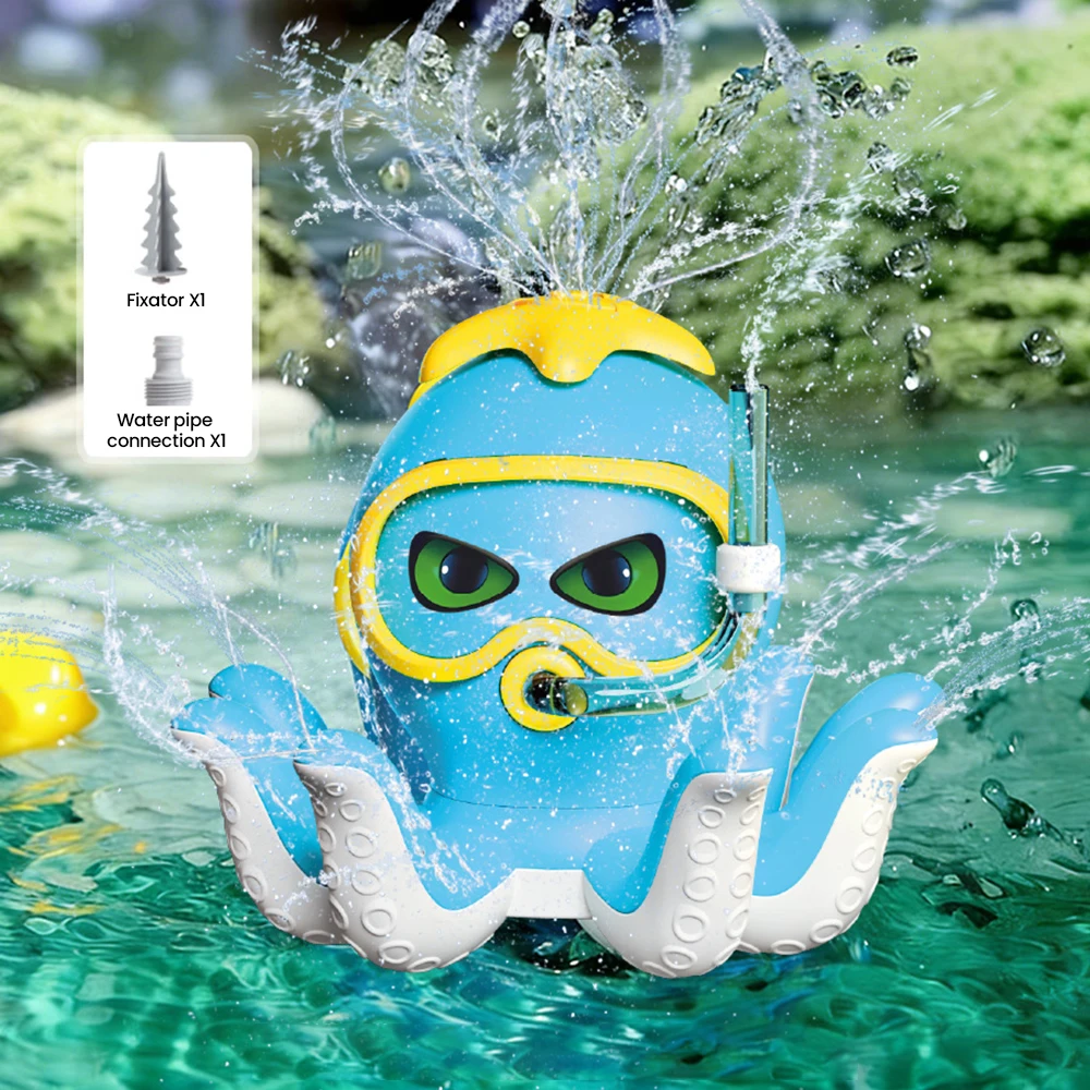 Pulverizador De Água Em Forma De Polvo, Brinquedo Para Banho Em Jardins E Pátios, Presente Para Crianças.