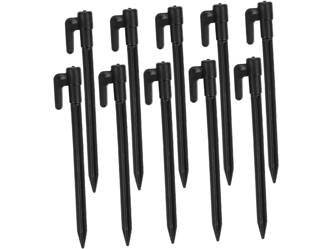 Estacas Plásticas Para Camping Barraca, Para Camping E Trilhas
