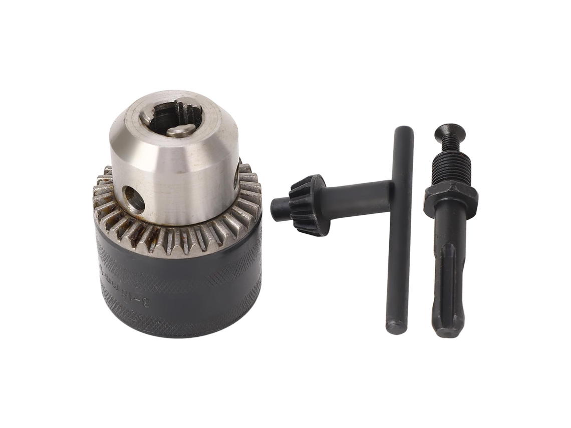 Adaptador De Mandril De Broca Tipo Chave 3-16mm 3 Furos Rosca 1/2-20unf Para Parafusadeira De Impacto E Brocas Elétricas