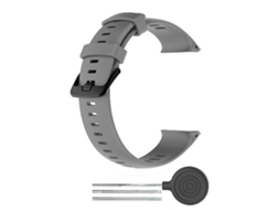 Pulseira De Relógio Lurelia Para Polar Vantage V2 Em Silicone Cinza