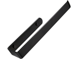 Suporte Para Rolo De Papel Toalha De Cozinha Em Aço Inoxidável Preto