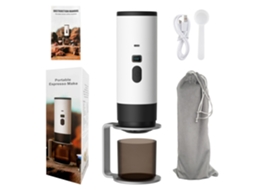 CAFETEIRA PORTÁTIL CZHHMART Design 3 em 1 autoaquecível, compatível com pó e cápsulas, com suporte, branco