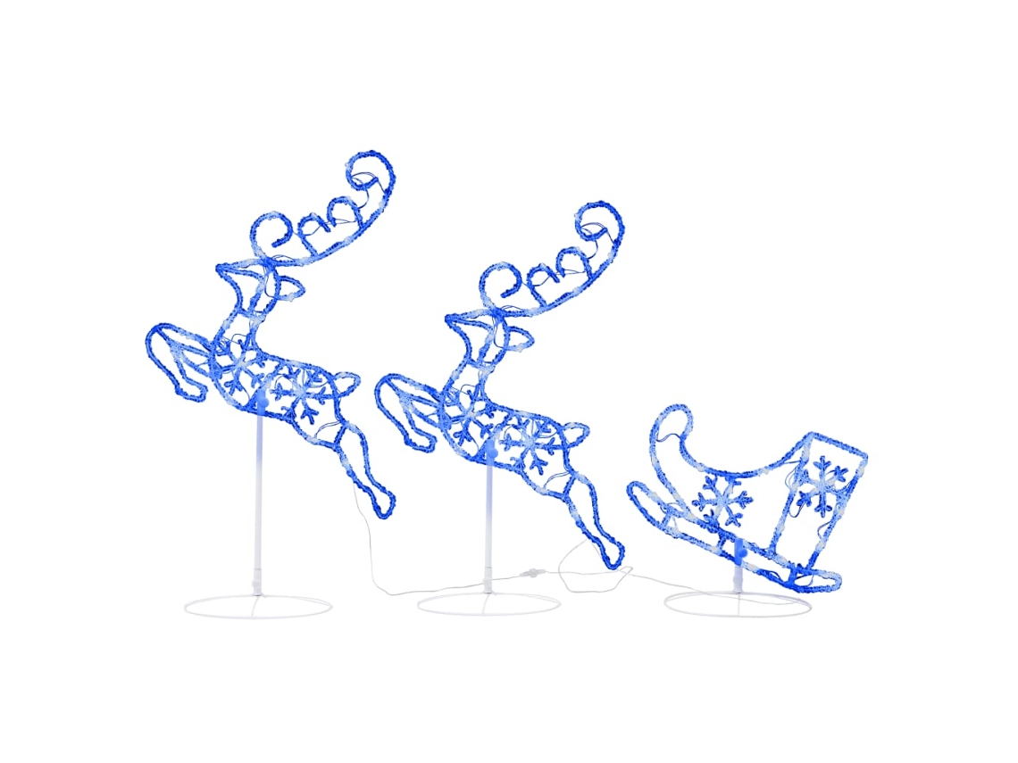 Christmas Reindeer &amp; Sleigh, Christmas Reindeers &amp; Sleighs Vidaxl (n/a)
