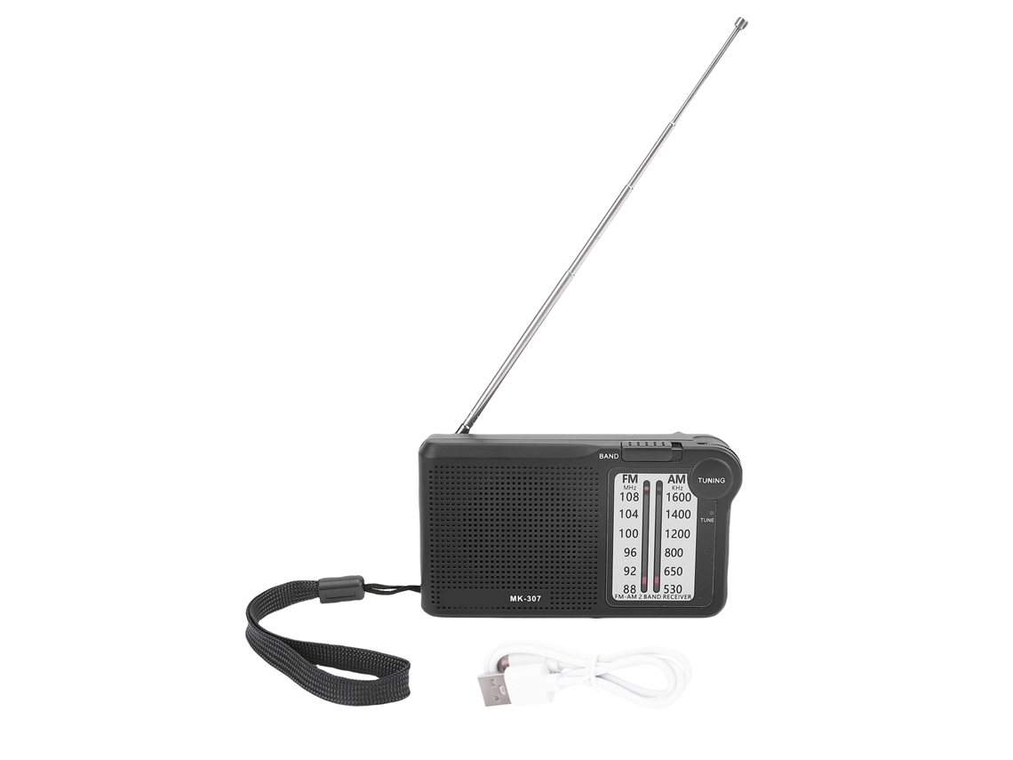 Rádio EOOCOO (duas Bandas Fm/am, Recarregável)