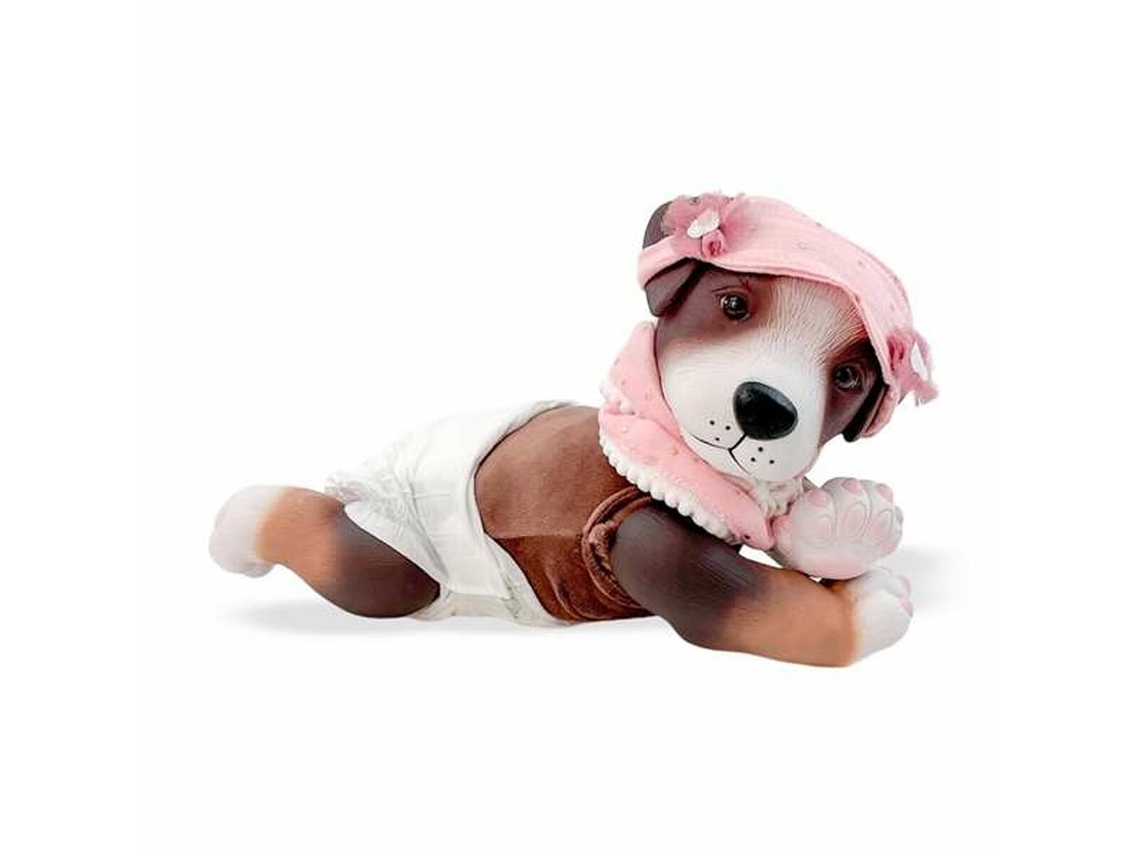 Brinquedo Cachorro De Pelúcia - Berjuan S.l - Anireal 60121 - Multicolorido - 35 Cm - Plástico - Moderno - 137 Unidades - Cachorro