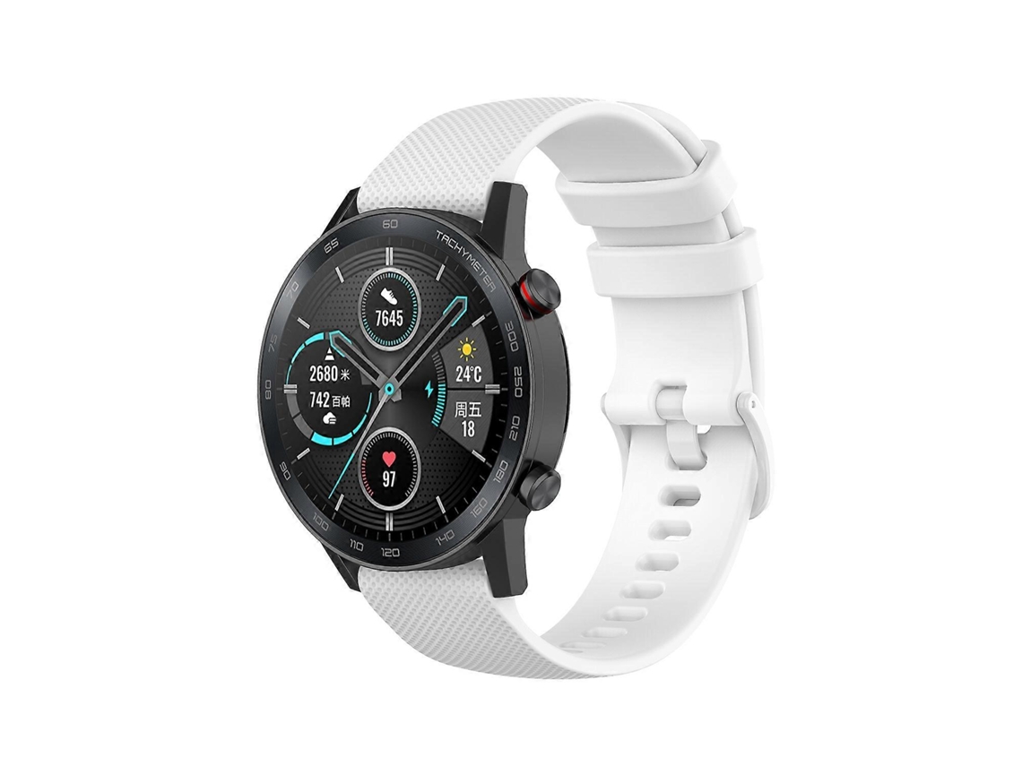 Pulseira De Silicone Com Textura Xadrez Pequena De 22 Mm Para Relógio Honor Gs 3i