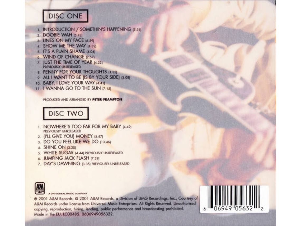 CD Peter Frampton ? Frampton Comes Alive! Worten.pt