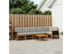 Vidaxl Conjunto De Sofás Para Exterior 7 Unid. Poliéster