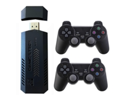 X2 Plus Game Stick Retro Console Controle Sem Fio Duplo 40.000 Jogos 128 Gb Ly Ebike