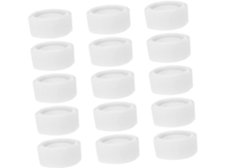 18 Rolos De Adesivos Redondos Transparentes