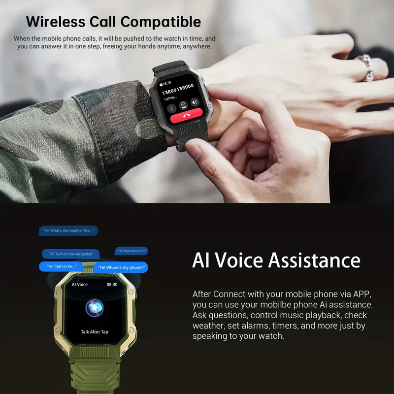 SHAH ARPAN Smartwatch com Frequência Cardíaca