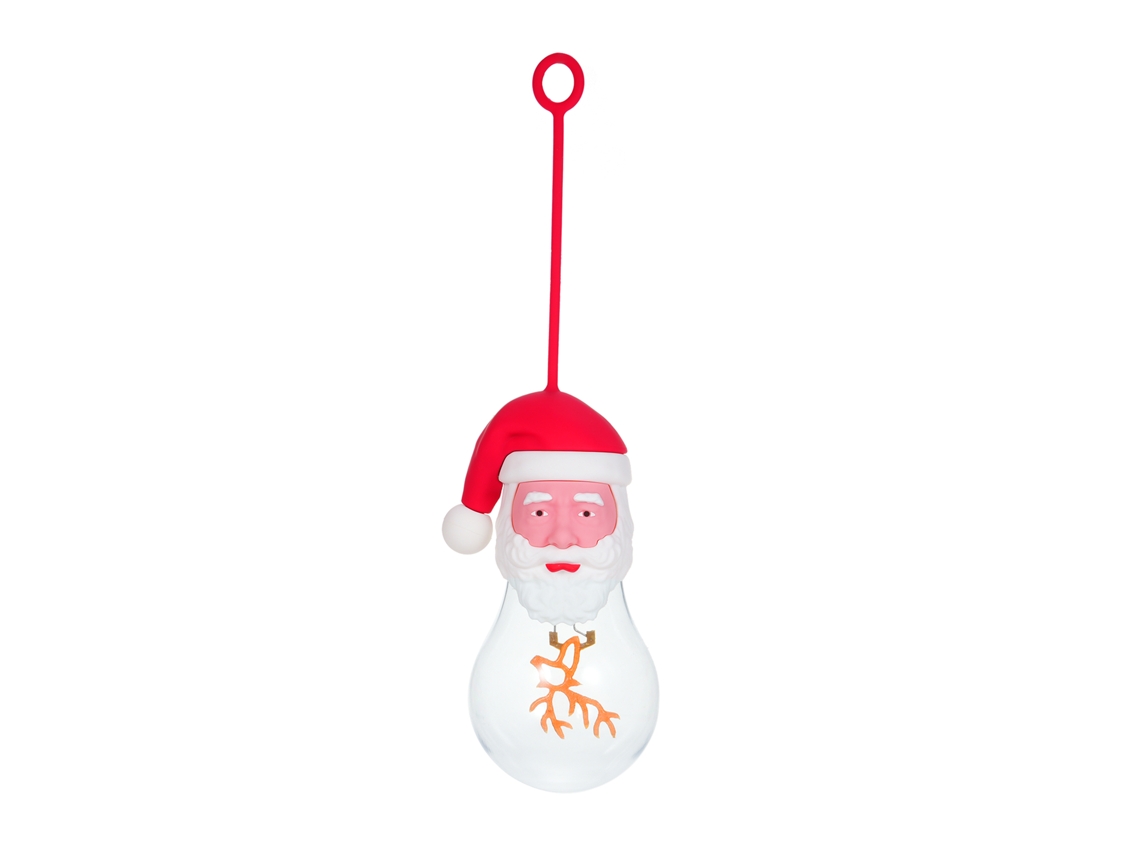 Rebe-bombilla Decorativa De Navidad Recargable Con Cuerda Colgante De Silicona, 3 Niveles De Brillo, Luz Blanca Cálida