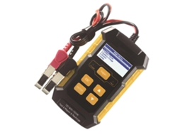 Testador, carregador e analisador de baterias automotivas de 12 V com revestimento de tecido de 2,4 polegadas.
