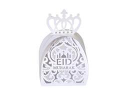 100 Caixas De Doces Mubarak Com Coroa Para Presentear No Ramadã Kareem, Festival Islâmico Muçulmano. Hengjian